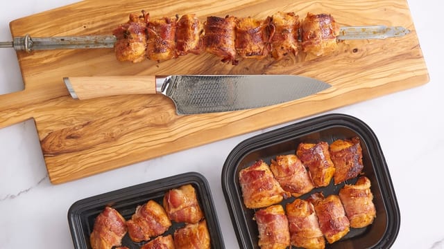 Chicken Breast with Bacon.