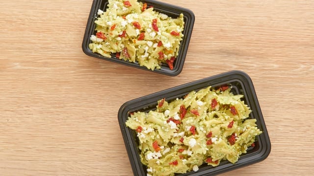 Bowtie Pesto Pasta.