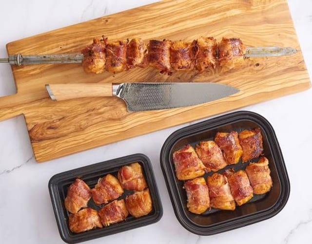 Chicken Breast Wrapped in Bacon.